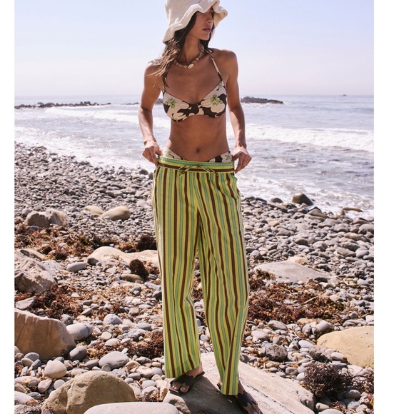 ♥️SALE!! Nwt’s-$110 Casual-Chic Damson Madder Ritik Trousers Casual Pants sz 4 - Picture 2 of 13